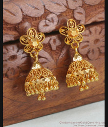 Buy Regular Wear Jhumki Earring Gold Design ER4304