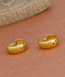 Buy Small Gold Huggie Earrings Designs Online ER4358