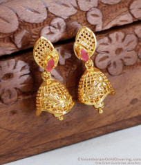 Stylish Gold Jhumki 1 Gram Gold Earring For Women ER4382 Stylish Gold Jhumki 1 Gram Gold Earring For Women ER4382