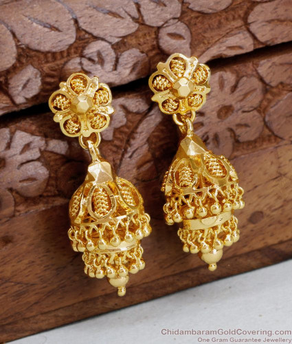 Jhumki Earrings Gold Earrings Jhumka Designs With Price Real