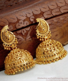 Big Mango Earring Gold Imitation Jhumkas ER4397 Big Mango Earring Gold Imitation Jhumkas ER4397