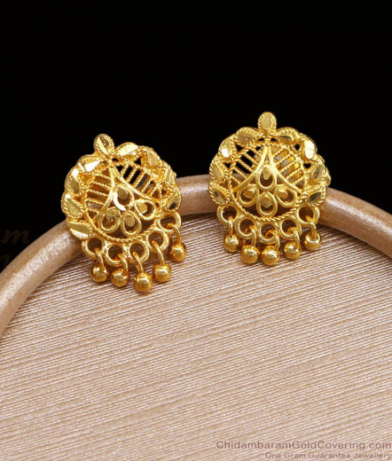 Premium Two Gram Gold Earrings Online South Indian Imitation Jewelry