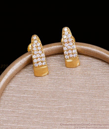 Full White Stone Gold Plated Designer Earring For Women ER4595 Full White Stone Gold Plated Designer Earring For Women ER4595