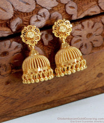 Latest Gold Design Jhumki Earring Floral Design For Women ER4623 Latest Gold Design Jhumki Earring Floral Design For Women ER4623