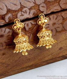 New Model Gold Imitation Jhumki Earring Bollywood Fashion ER4685 New Model Gold Imitation Jhumki Earring Bollywood Fashion ER4685