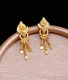 Real Gold Tone Bridal Earring 2 Gram Gold Jewelry ER4698