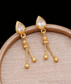 Regular Use White Stone Gold Imitation Party Wear Earring ER4736 Regular Use White Stone Gold Imitation Party Wear Earring ER4736