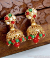 Attractive Pearl Stone Designer Jhumki Earring Online ER4744 Attractive Pearl Stone Designer Jhumki Earring Online ER4744