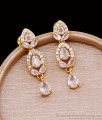 Buy New Model Long Diamond Earring In Gold Finish Online ER4760 Buy New Model Long Diamond Earring In Gold Finish Online ER4760