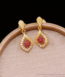 Beautiful Gold Imitation Stone Earring For College Wear ER4761 Beautiful Gold Imitation Stone Earring For College Wear ER4761