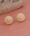 Latest 1 Gram Gold Gold Screw Back Diamond Studs Online ER4776 Latest 1 Gram Gold Gold Screw Back Diamond Studs Online ER4776