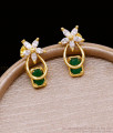 New Model Micro Gold Plated Stud Earring Party Wear Design ER4824 New Model Micro Gold Plated Stud Earring Party Wear Design ER4824