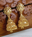 South Indian Bridal Design Gold Imitation Jhumki Earring ER4838 South Indian Bridal Design Gold Imitation Jhumki Earring ER4838