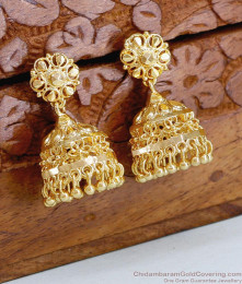 Trendy Micro Gold Plated Jhumki Earring Collections Online ER4859