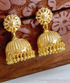 New Arrival One Gram Gold Jhumki Bridal Earrings For Women ER4862 New Arrival One Gram Gold Jhumki Bridal Earrings For Women ER4862