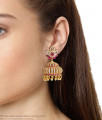 Cz Stone Premium Gold Jhumki Design Bridal Jewelry Online ER4891 Cz Stone Premium Gold Jhumki Design Bridal Jewelry Online ER4891