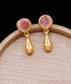 Trendy Pink Diamond Stone Stud Earring For College Girls ER4898 Trendy Pink Diamond Stone Stud Earring For College Girls ER4898