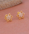 Stylish Floral Design Gold Imitation Stud Earring For Girls ER4906 Stylish Floral Design Gold Imitation Stud Earring For Girls ER4906