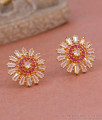 High Quality Cz Stone Big Gold Stud Earring For Women ER4916 High Quality Cz Stone Big Gold Stud Earring For Women ER4916