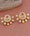 Beautiful Pearl Design Gold Plated Stud Earring For Wedding ER4936 Beautiful Pearl Design Gold Plated Stud Earring For Wedding ER4936