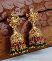 Beautiful Hanging Stone Beads Gold Plated Jhumkas ER4949 Beautiful Hanging Stone Beads Gold Plated Jhumkas ER4949