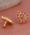 Latest Screw Back 1 Gram Gold Stone Studs For Women ER4964 Latest Screw Back 1 Gram Gold Stone Studs For Women ER4964
