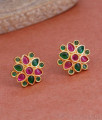 Buy Multi Stone 1 Gram Gold Stud Earring For College Girls ER4966 Buy Multi Stone 1 Gram Gold Stud Earring For College Girls ER4966