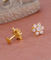 Cute White Stone Gold Imitation Stud Earring Shop Online ER4967 Cute White Stone Gold Imitation Stud Earring Shop Online ER4967