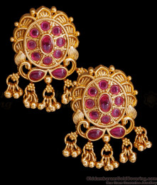 New Arrival Ruby Kemp Stone Designer Earring Matt Finish ER4984