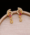 Simple Ad Stone Gold Plated Stud Earring Shop Online ER5009 Simple Ad Stone Gold Plated Stud Earring Shop Online ER5009