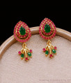 Sparkling Ruby Emerald Stone Designer Gold Stud Earring ER5016 Sparkling Ruby Emerald Stone Designer Gold Stud Earring ER5016