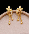 Stylish Flower Design White Stone Gold Stud Earring Shop Online ER5023 Stylish Flower Design White Stone Gold Stud Earring Shop Online ER5023