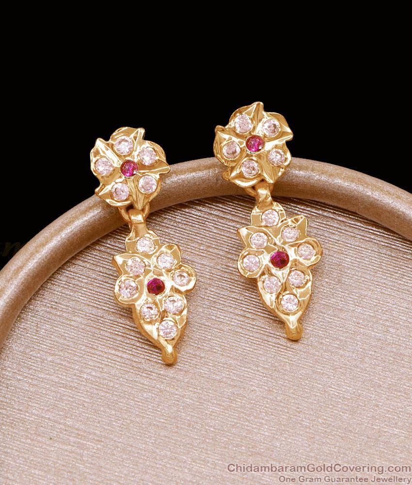 Latest Impon Design Small Stud Earring Daily Wear 5 Metal Jewelry ER5026 Latest Impon Design Small Stud Earring Daily Wear 5 Metal Jewelry ER5026