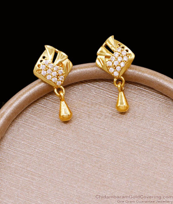 Stylish One Gram Gold Stud Earring For College Girls ER5061