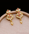 Elegant 1 Gram Gold Stone Earring Function Wear For Women ER5084 Elegant 1 Gram Gold Stone Earring Function Wear For Women ER5084