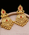 Matt Finish Karnataka Red Coral Stone Earrings For Women Wedding ER5116 Matt Finish Karnataka Red Coral Stone Earrings For Women Wedding ER5116