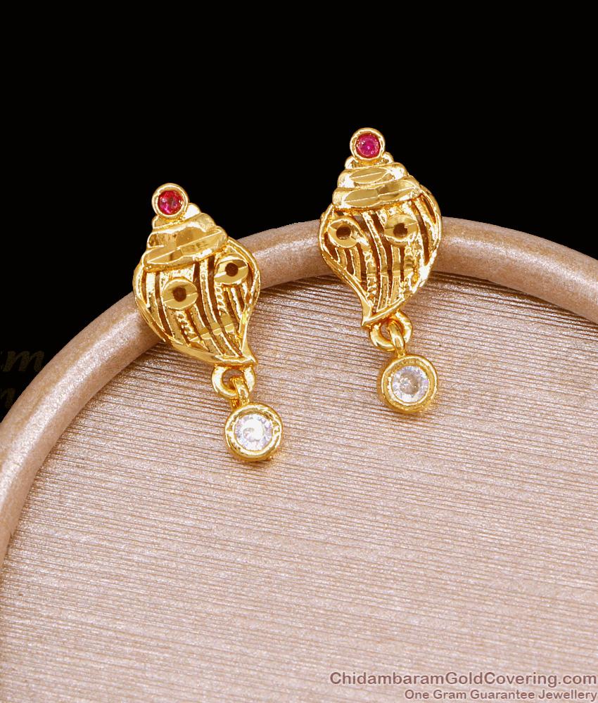 Regular Wear Micro Gold Plated Mango Earring Shop Online ER5146 Regular Wear Micro Gold Plated Mango Earring Shop Online ER5146