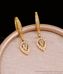 Buy Daily Wear Fancy Gold Hoop Earring Design With Price ER5149