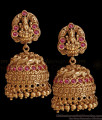 Heavy Bridal Wear Nagas Temple Wear Antique Jhumkas For Women ER5170