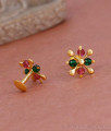 Buy Daily Wear Gold Imitation Ruby Green Stud Earring For Women ER5196 Buy Daily Wear Gold Imitation Ruby Green Stud Earring For Women ER5196