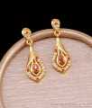 Elegant Ruby White Stone Long Dangler Earring For Women ER5199 Elegant Ruby White Stone Long Dangler Earring For Women ER5199