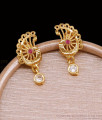 Buy Daily Wear Light Weight Peacock Gold Stud Earring Online ER5213 Buy Daily Wear Light Weight Peacock Gold Stud Earring Online ER5213