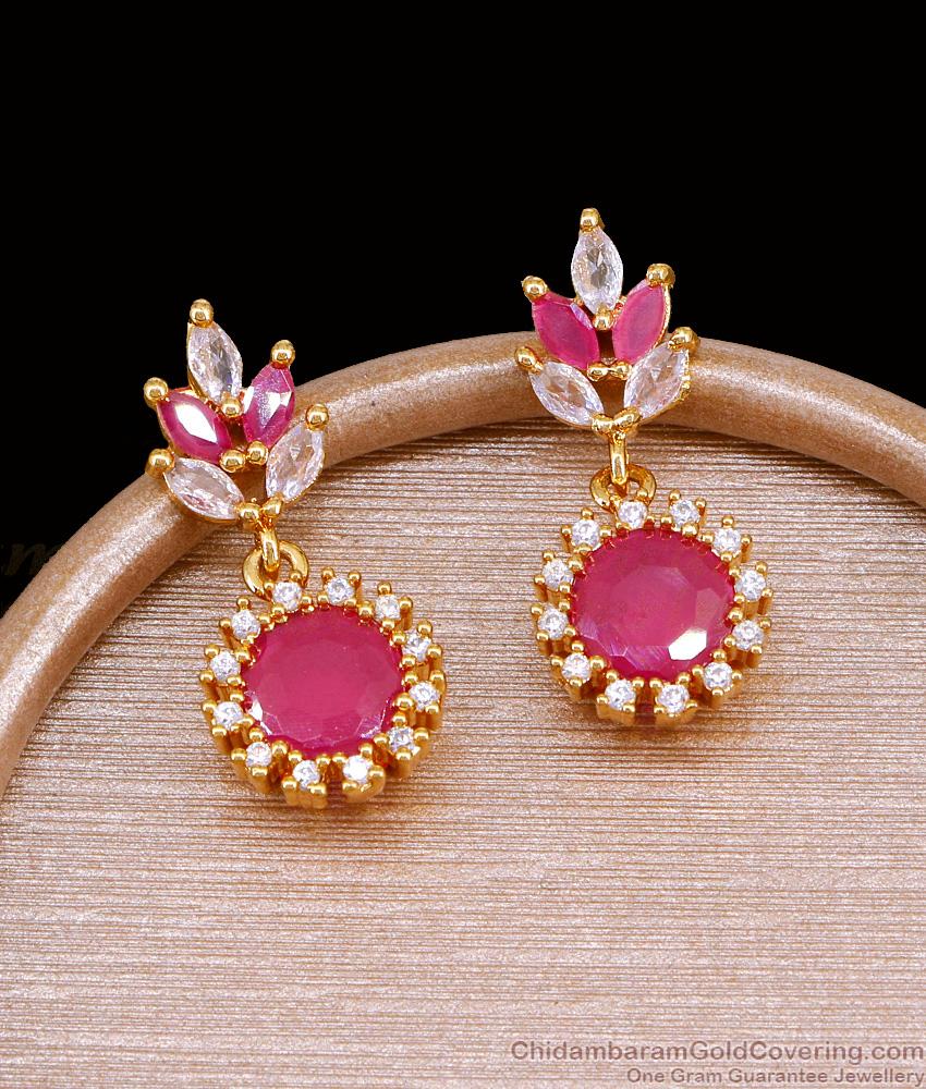 New Arrival Fancy Gold Imitation Stone Dangler Earring Shop Online ER5218 New Arrival Fancy Gold Imitation Stone Dangler Earring Shop Online ER5218