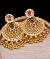 High Quality Gold Imitation Dangler Kemp Stone Bridal Earrring Online ER5219