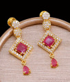 Attractive Big Ruby Stone Diamond Fancy Dangler Earring Collections ER5224 Attractive Big Ruby Stone Diamond Fancy Dangler Earring Collections ER5224