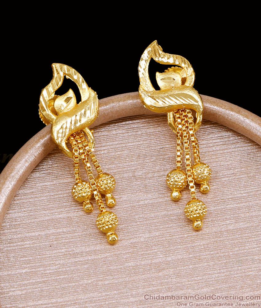 Elegant Gold Tone Fancy Dangler Earring Collection With Price ER5246 Elegant Gold Tone Fancy Dangler Earring Collection With Price ER5246