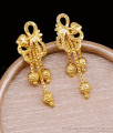 Regular Use Forming Gold Earring Heart Shaped Danglers ER5247