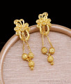 Real Gold Tone Floral Design Dangler Forming Earring Collections ER5248