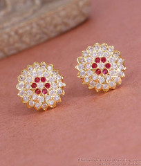 Beautiful Bridal Wear Impon Panchaloha Stud Earring 5 Metal Jewelry ER5279 Beautiful Bridal Wear Impon Panchaloha Stud Earring 5 Metal Jewelry ER5279