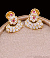 Stylish Five Metal Gati Stone Earring Traditional Impon Jewelry ER5283 Stylish Five Metal Gati Stone Earring Traditional Impon Jewelry ER5283
